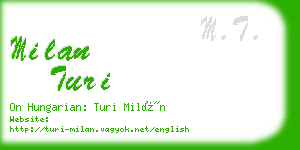 milan turi business card